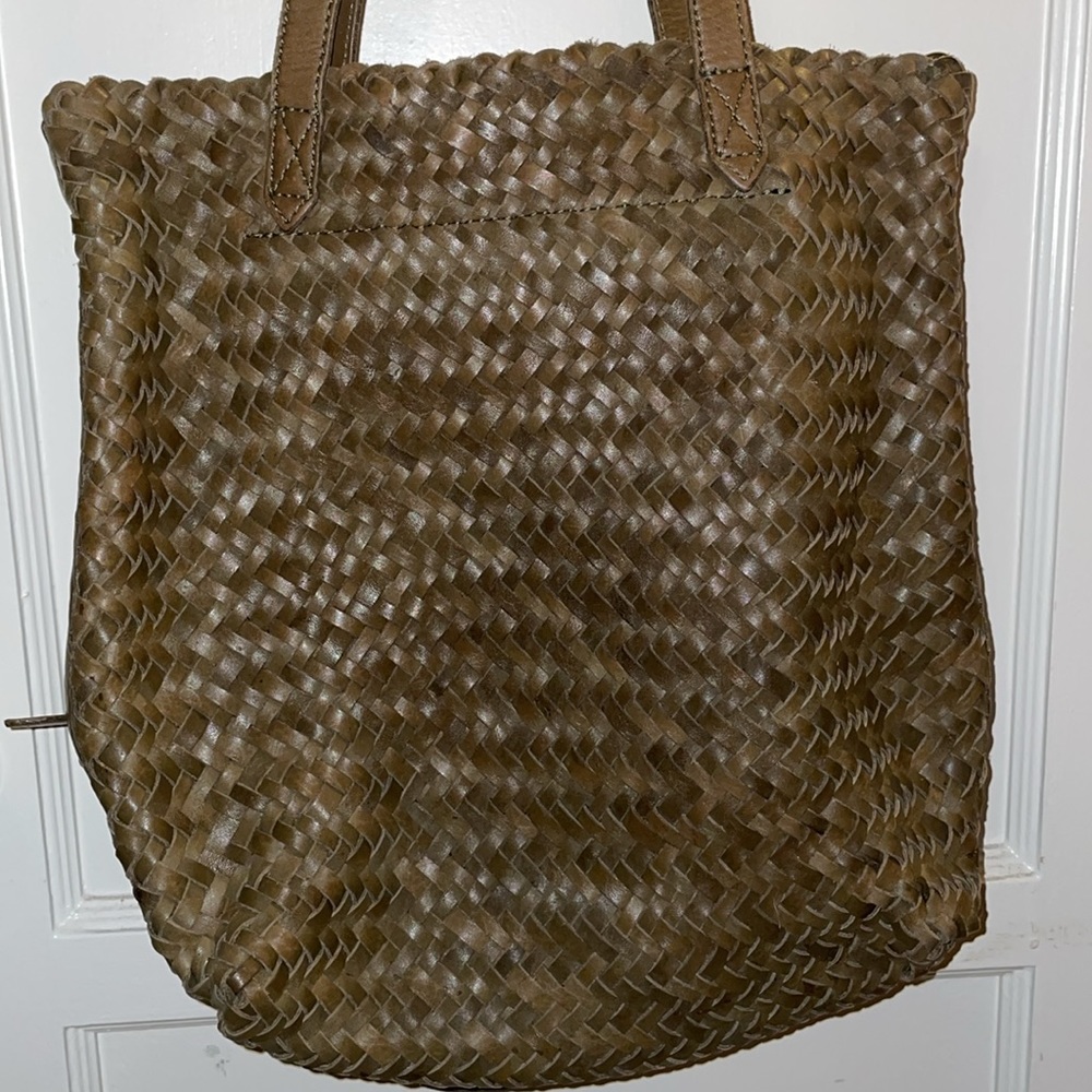 Madewell Medium Woven Transport Tote